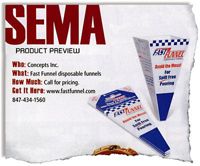 S3 (Speed, Style  & Sound) SEMA Product Preview Issue, November 2005